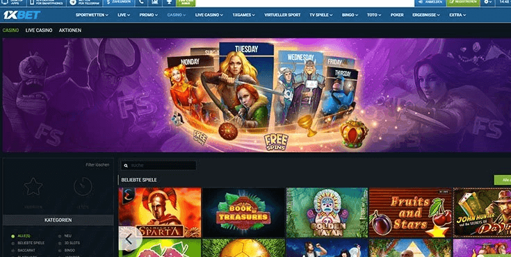 1xbet para yatırma limiti