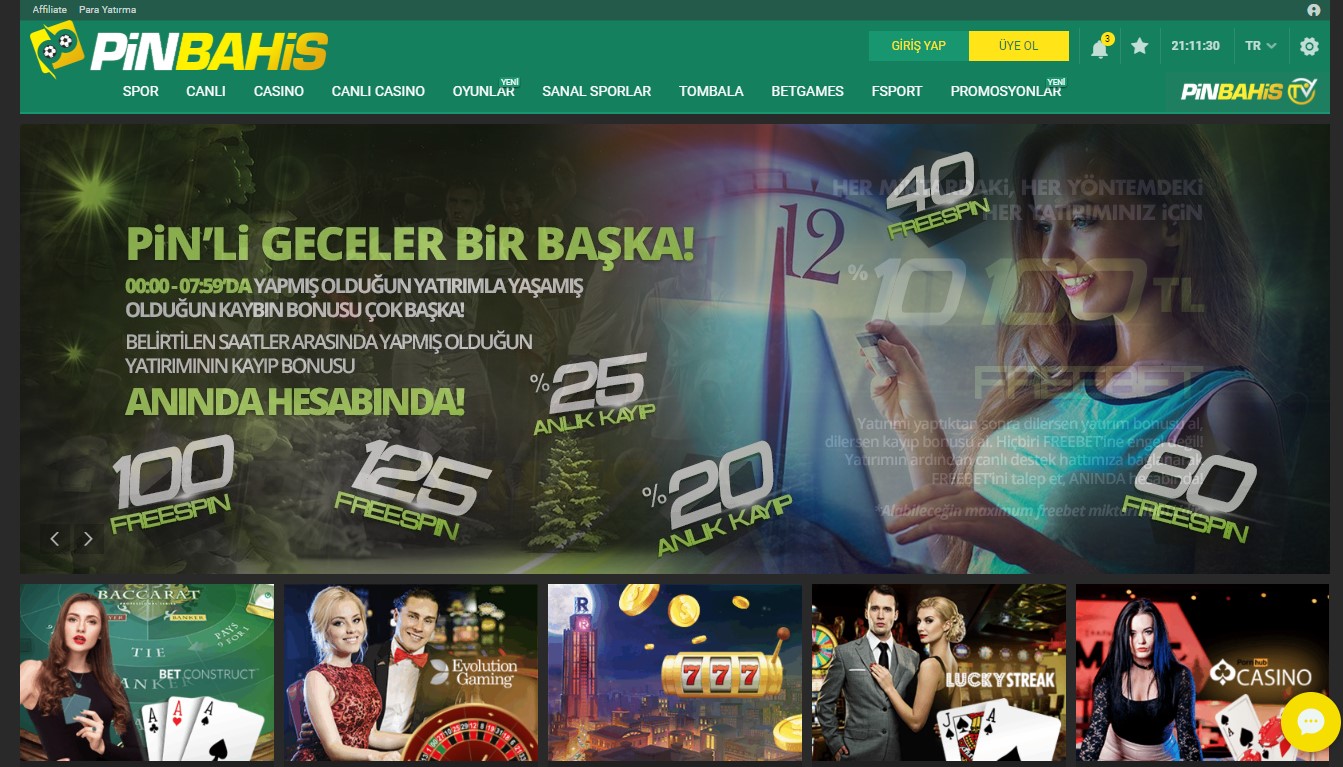 Pinbahis Canli Bahis