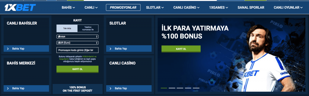Umman’da 1xBet Kaydı